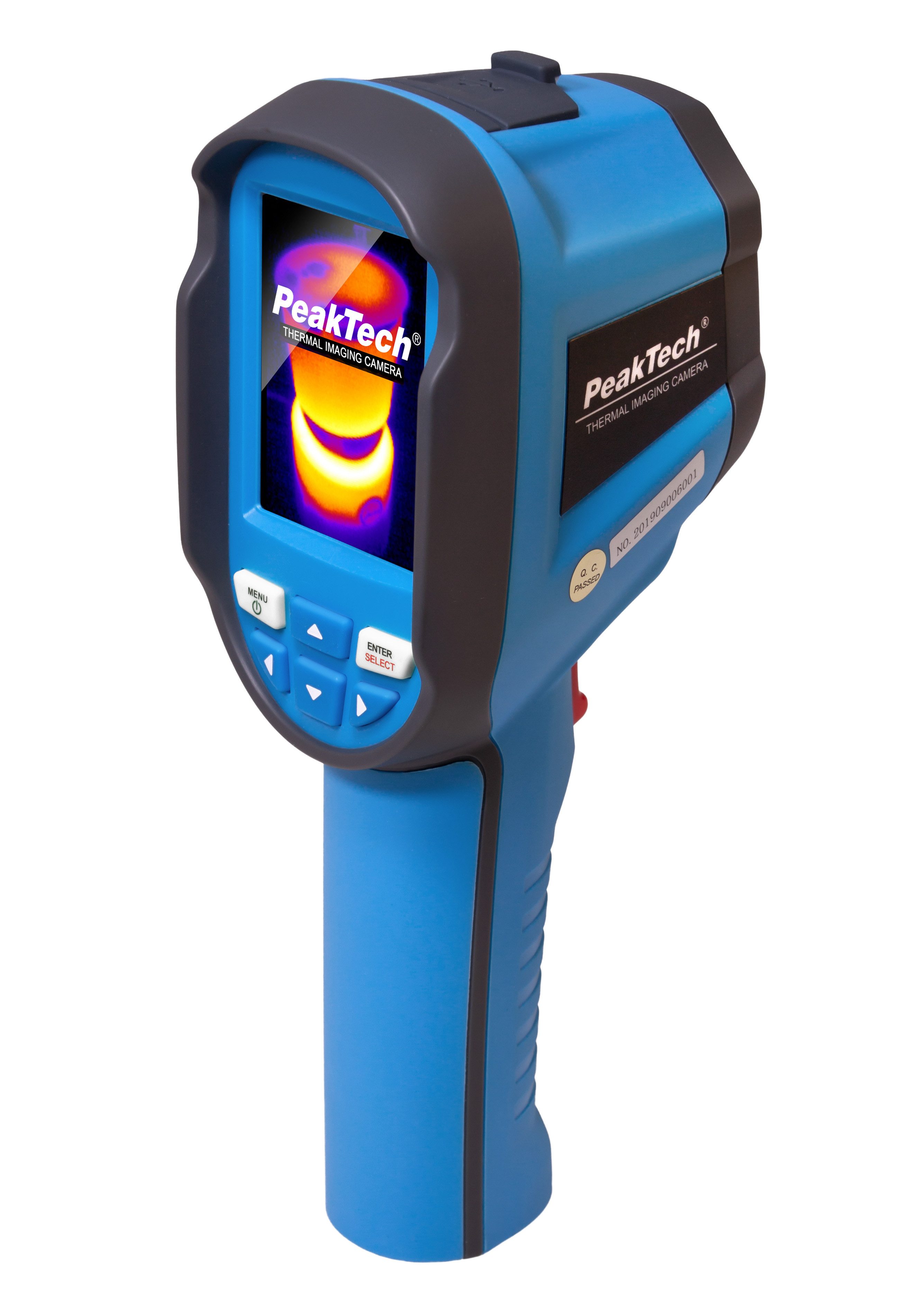 PeakTech Wärmebildkamera IR Wärmebildkamera -20–400 °C, 220×160 px, 2,8" LCD