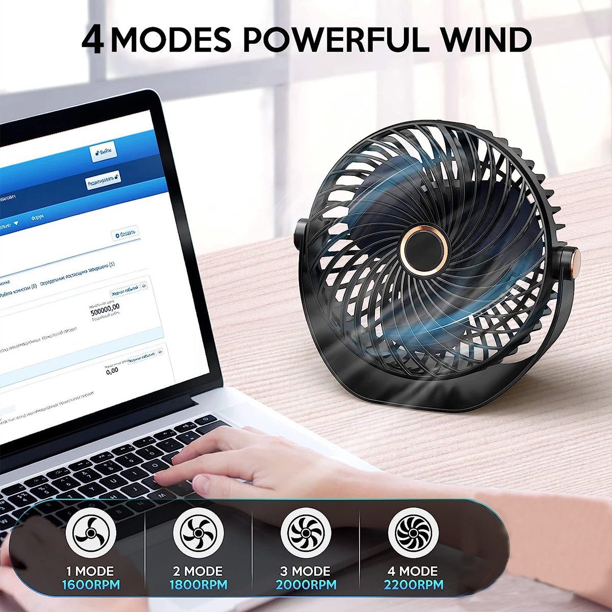 autolock Tischventilator USB Ventilator Mini USB günstig online kaufen