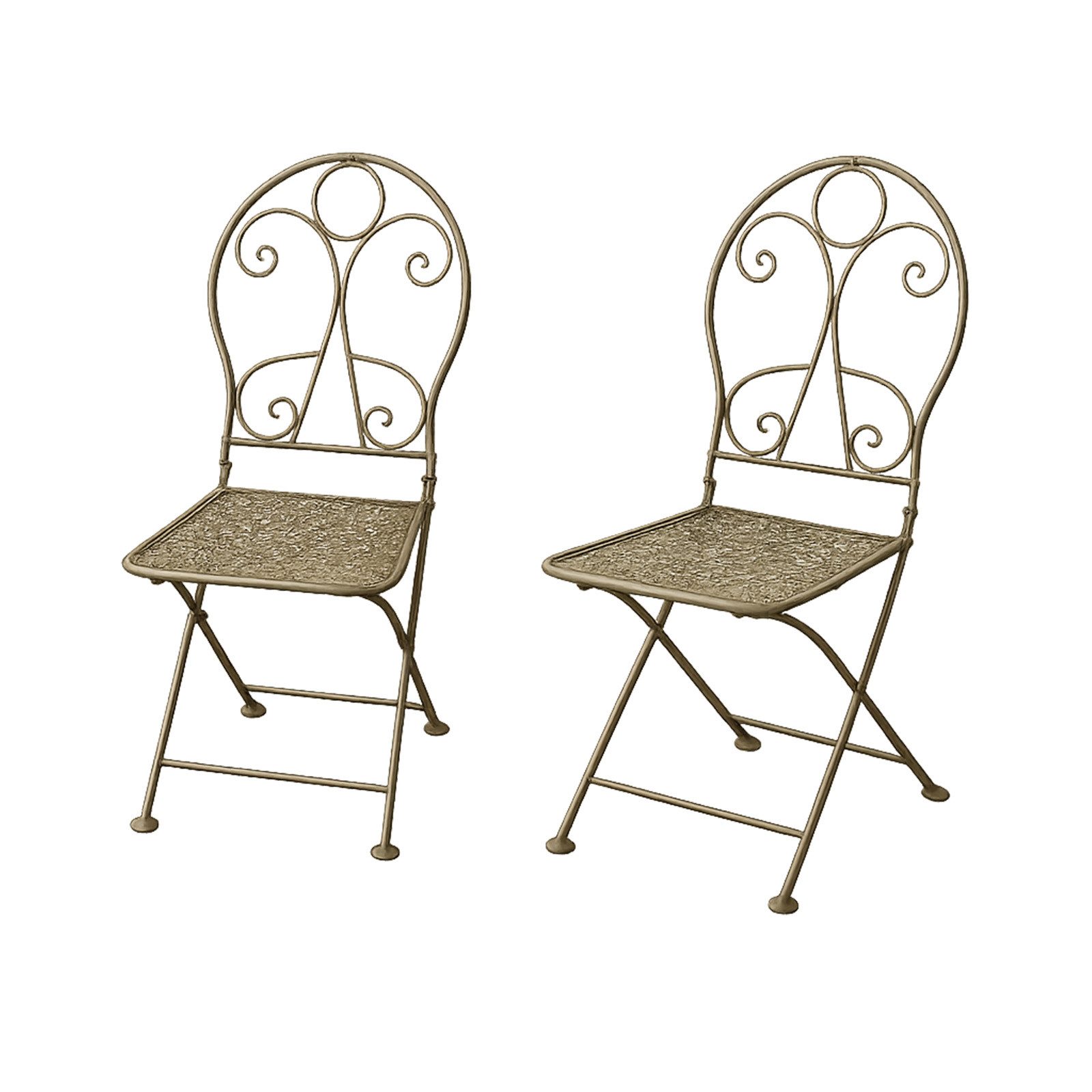 HTI-Living Gartenstuhl Gartenstuhl 2er-Set Solea Khakigrün (Set, 2 St)