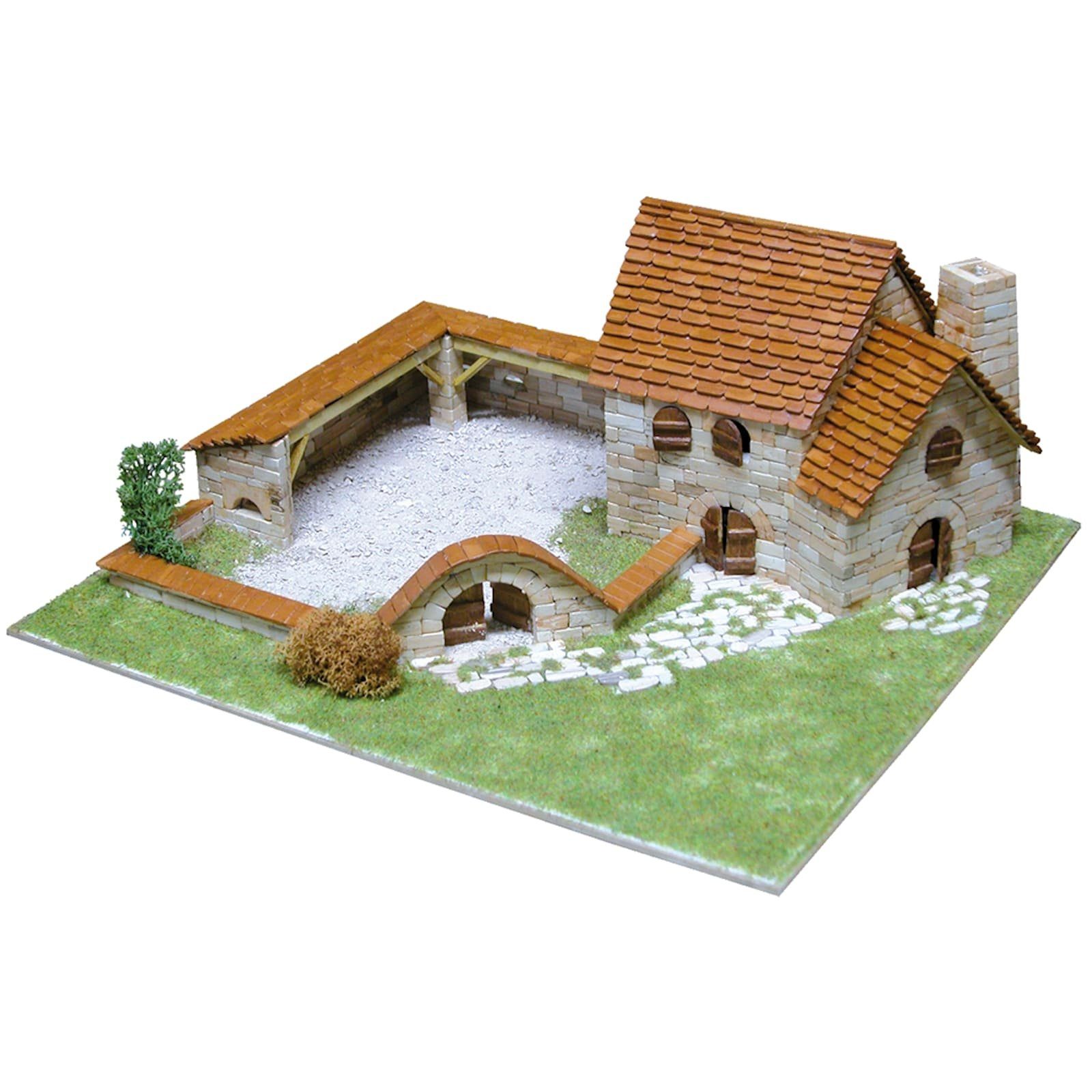 Firma Aedes Ars S.L. ® Modellbausatz AEDES ARS Steinbaukasten - Bauernhof