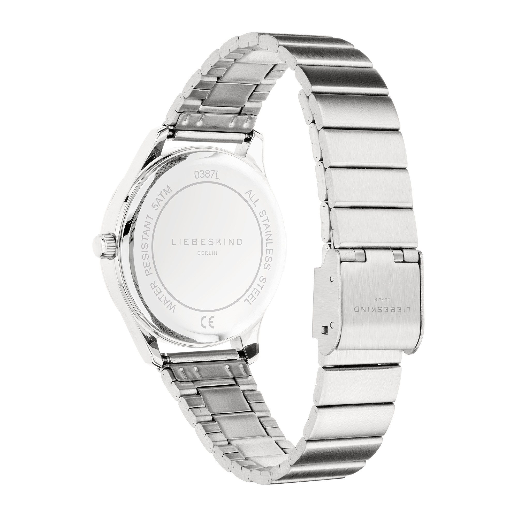 Liebeskind Berlin Quarzuhr Basic Staples LT-0387-MQ, Armbanduhr, Damenuhr, Edelstahlarmband, analog – Bild 4 von 5