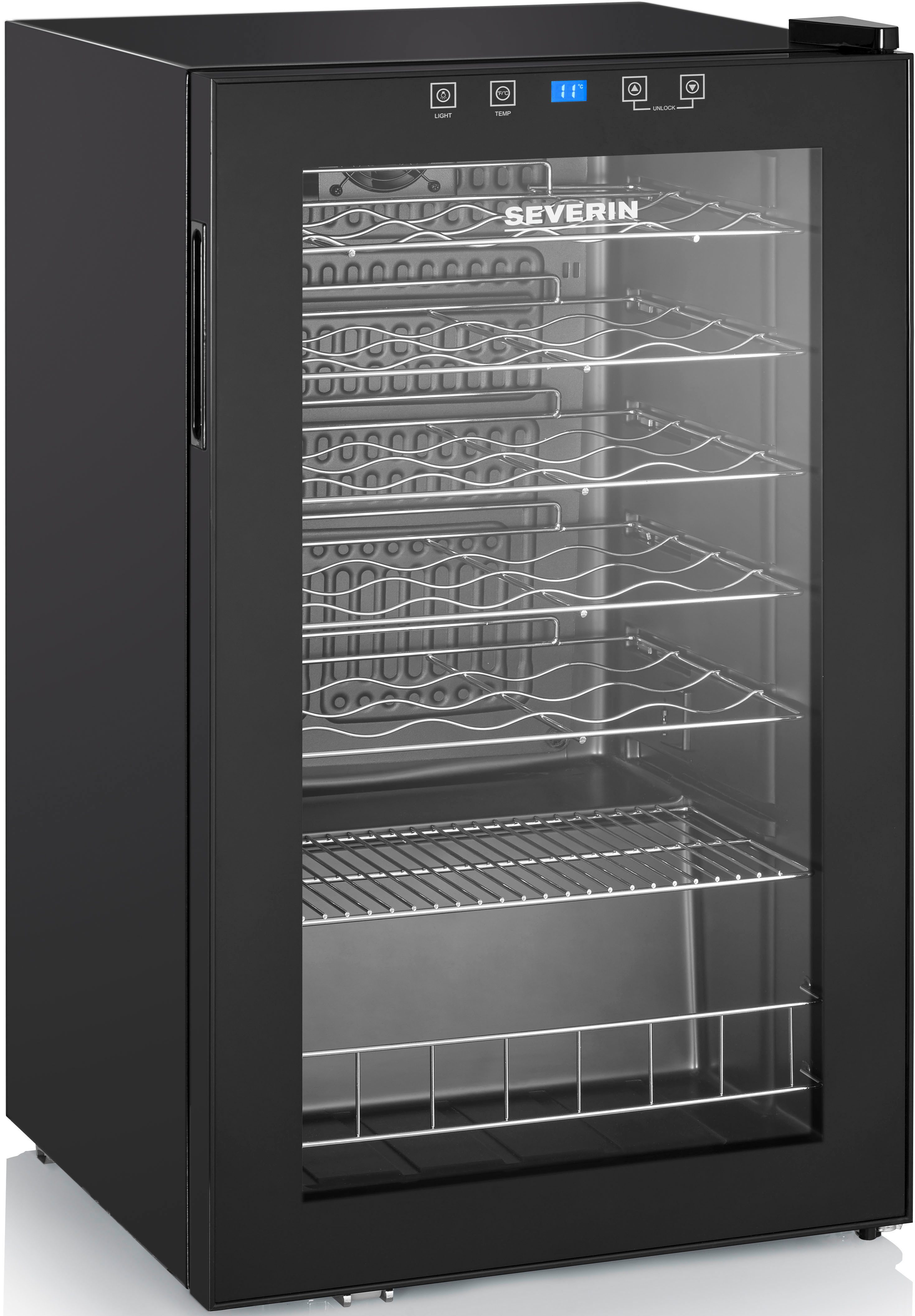 Severin Weinkühlschrank WKS 8908, für 36 Standardflaschen á 0,75l
