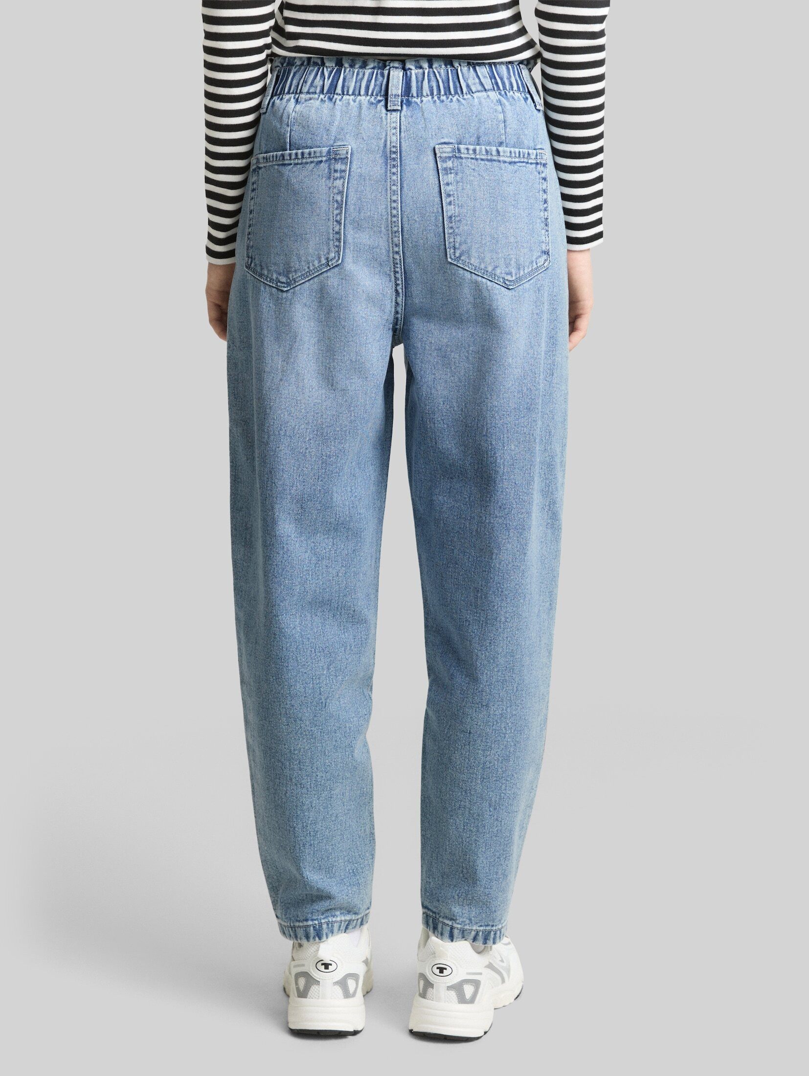 TOM TAILOR Denim Weite Jeans Jeanshosen TTADEA BARREL Jeans – Bild 4 von 5