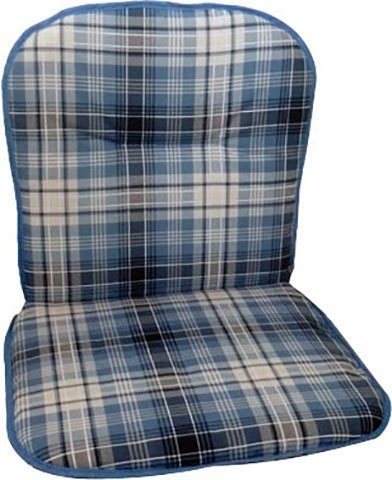 unbeschreiblich Best Sesselauflage blau kariert