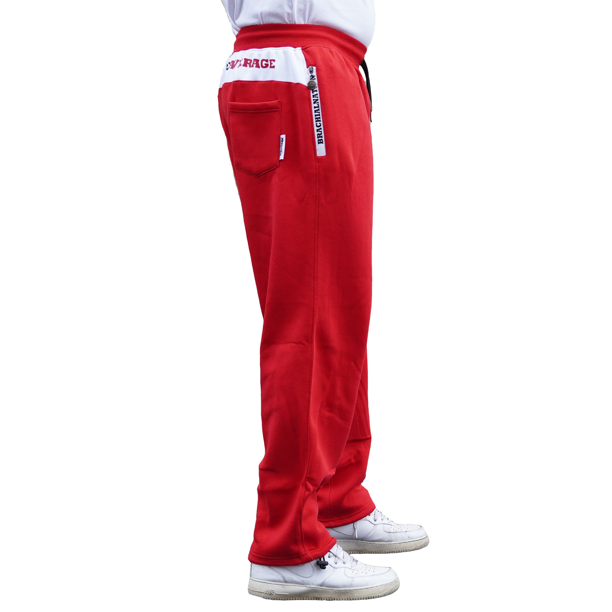 BRACHIAL THE LIFESTYLE COMPANY Sporthose Brachial Sporthose "Rude" rot