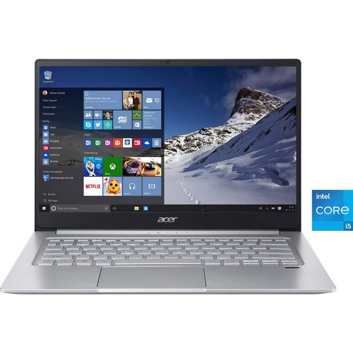 Acer Swift 3 SF314-59-51B0 Notebook (35 56 cm/14 Zoll Intel Core i5 1135G7 Iris Xe Graphics 256 GB SSD)