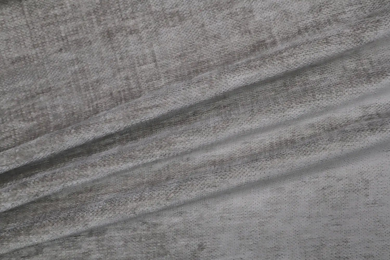 Stofferia Stoff Polsterstoff Chenille Samt Tuca Tuca Greige, Meterware