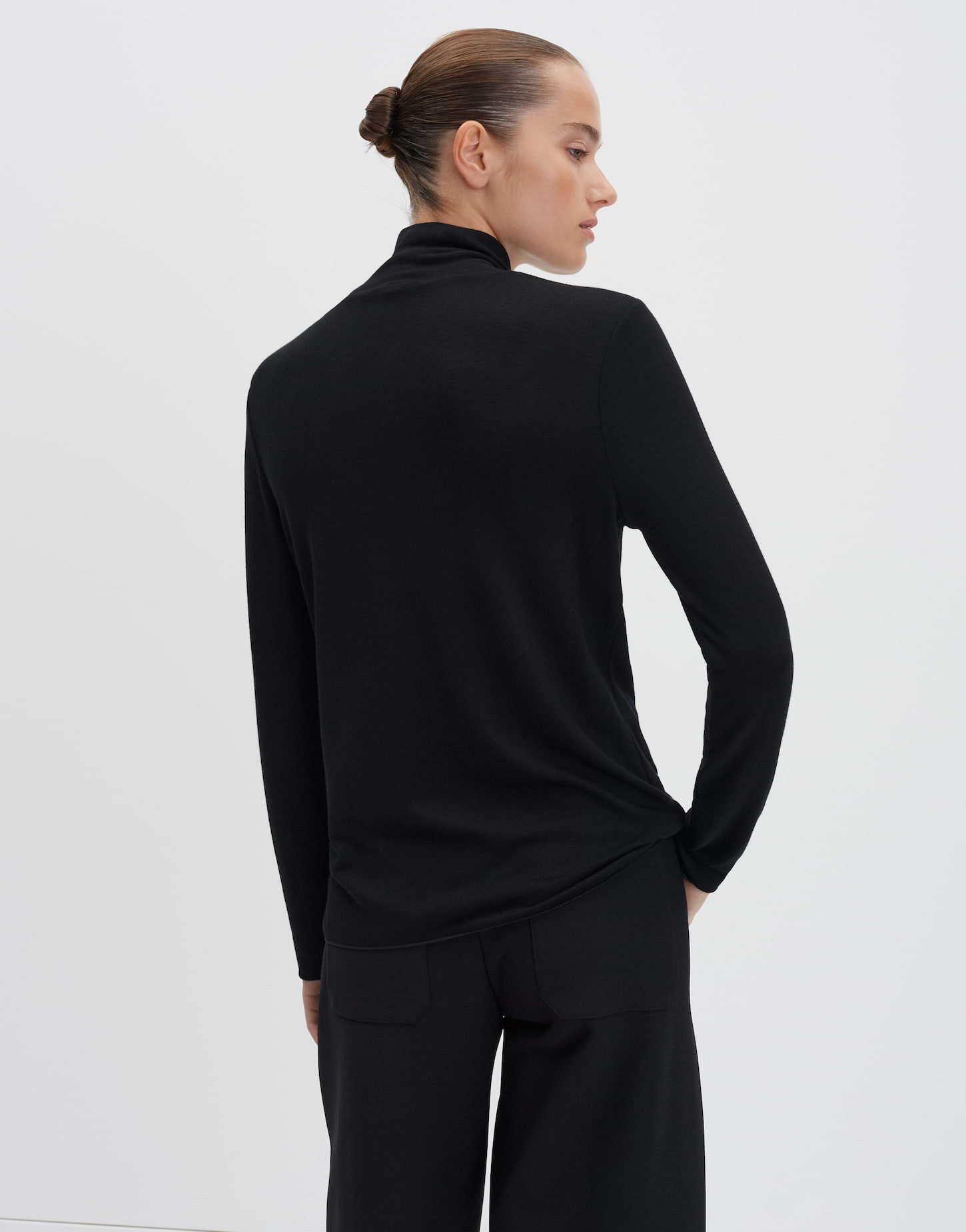 someday Rollkragenshirt KIROSIE SOFT mit feiner Rippstruktur