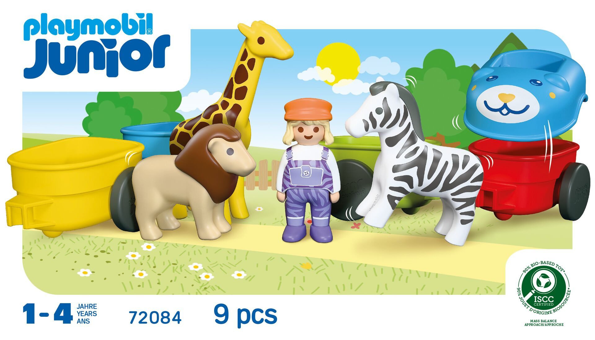 Playmobil® Tierzug (72084), JUNIOR Konstruktions-Spielset, Made in Europe