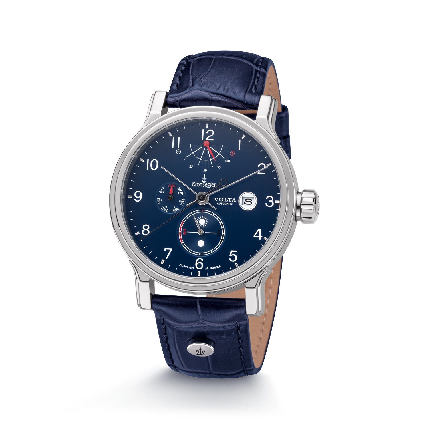 Automatikuhr Volta Herrenuhr mit Lederband