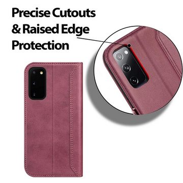 CoolGadget Handyhülle Book Case Elegance Tasche für Samsung Galaxy S20 6,2 Zoll, Hülle Magnet Klapphülle Flip Case für Samsung S20 5G Schutzhülle