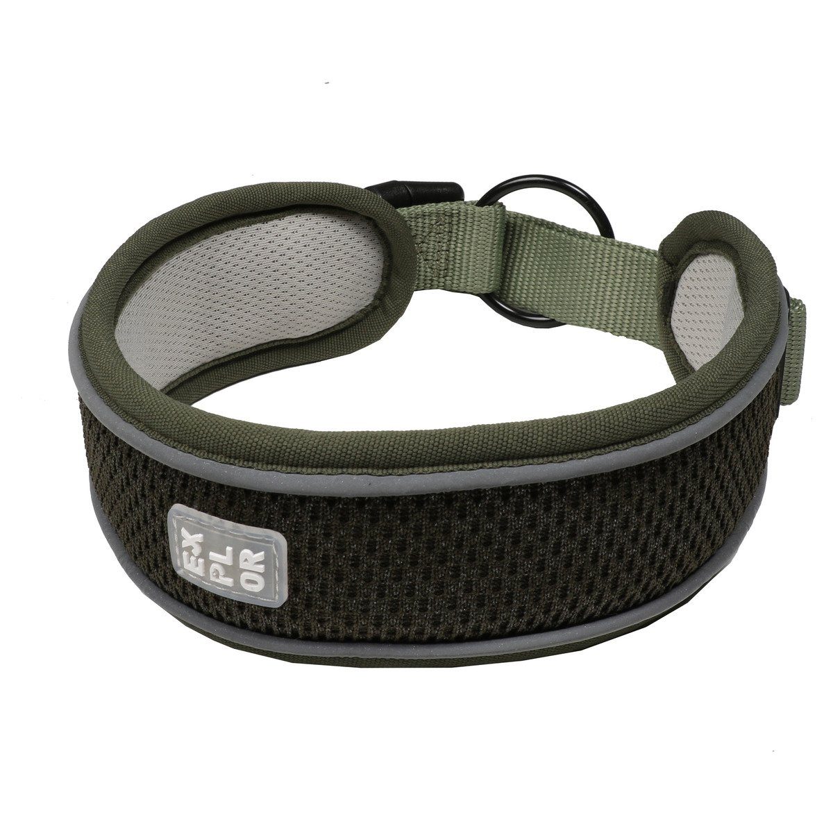 DUVO+ Hunde-Halsband EXPLOR Ultimate Fit Control Halsband Classic undercover green