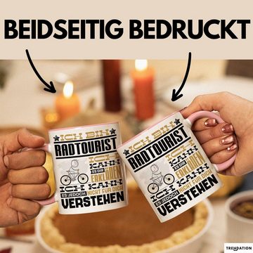 Trendation Tasse Radtourist Geschenk Kaffee-Tasse Geschenkidee für Radtourist Ich Bin R