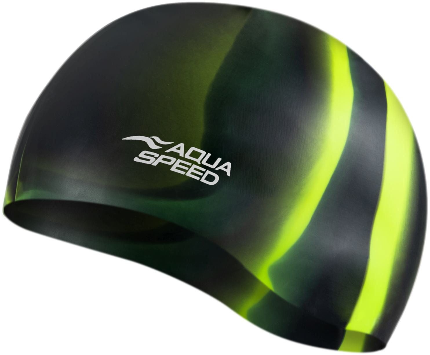 Aqua Speed Badekappe Batik Silikon Badehaube Flexibel & langlebig Erwachsene & Kinder, Chlorresistent & dehnbar – Für Pool, Wassersport & Sauna