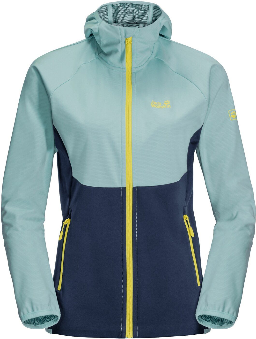 Jack Wolfskin Funktionsjacke GO HIKE SOFTSHELL W DARK INDIGO