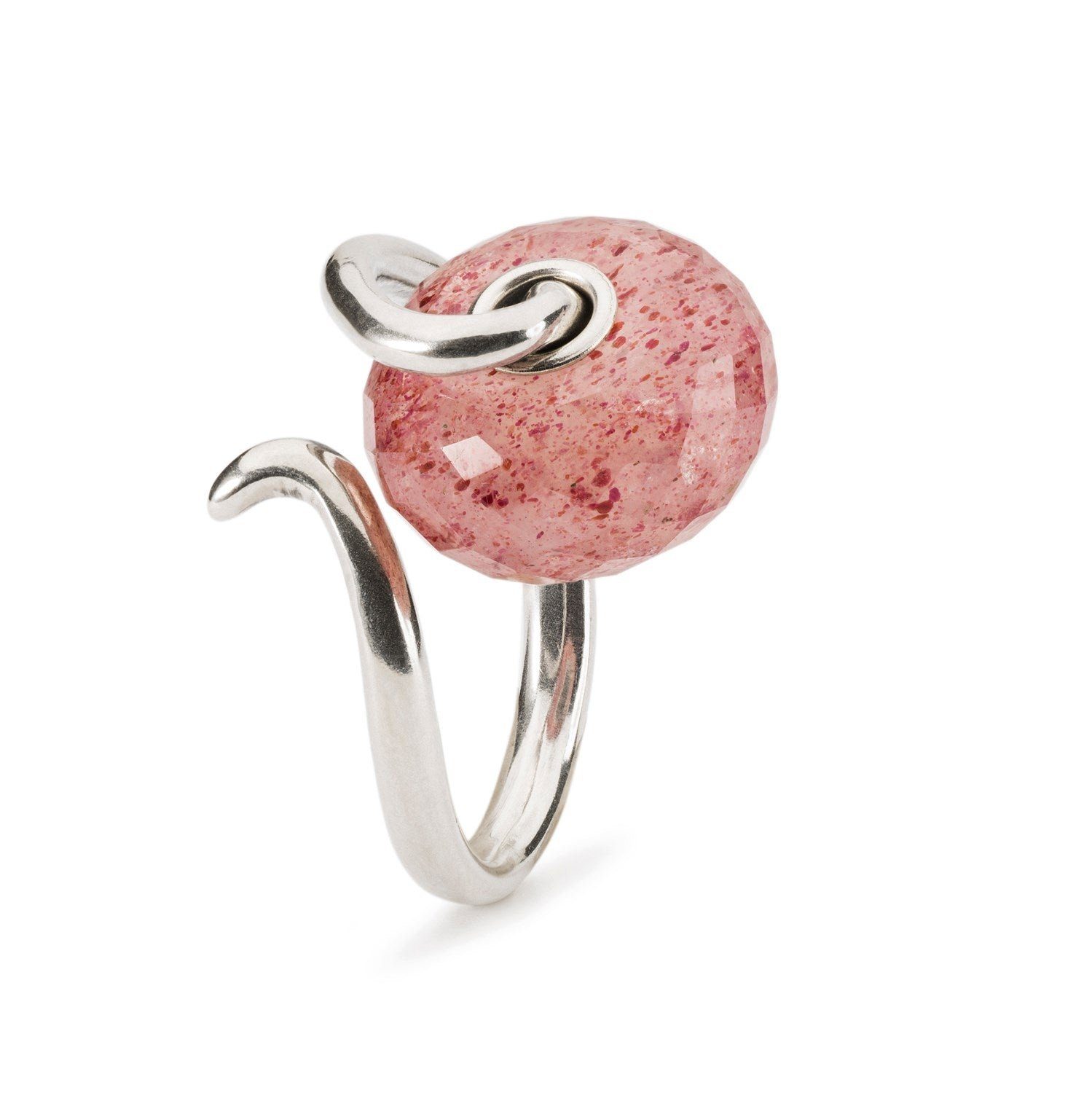 Trollbeads Fingerring Erdbeerquarz Liebesranken Fantasy Ring, TAGBO-01617