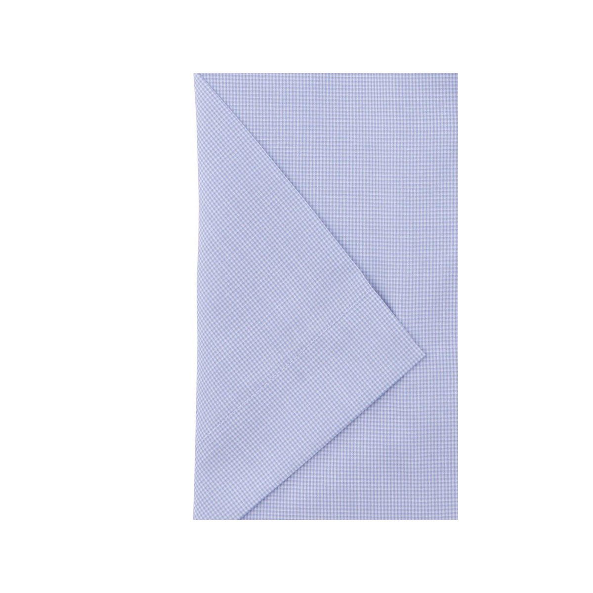 keine (1-tlg., Angabe) blau Eterna Kurzarmhemd
