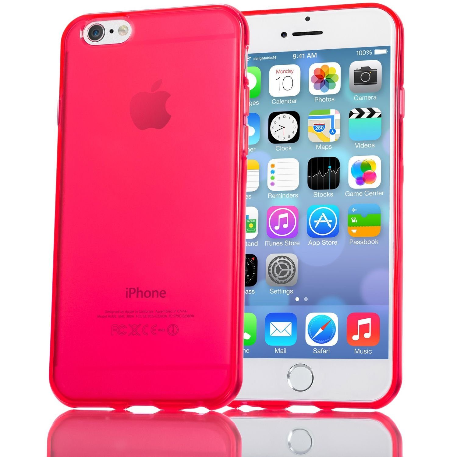 Nalia Smartphone-Hülle Apple iPhone 6 Plus Apple iPhone 6s Plus, Klare  Silikon Hülle / Transparent / Durchsichtig / Vergilbungsfrei / Slim Case /  Soft Cover / Durscheinende Schutzhülle / Phone Bumper Handy-Tasche