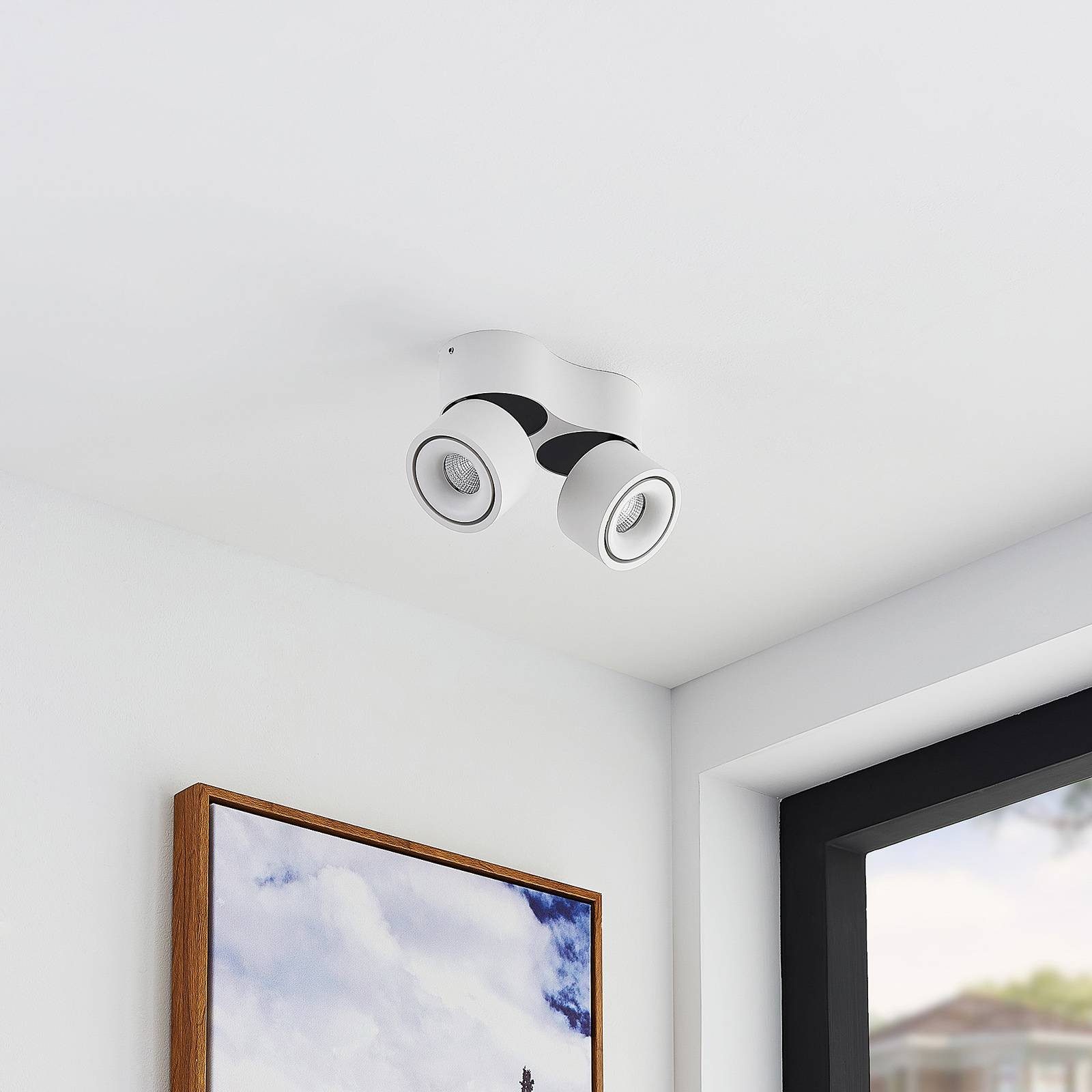 Arcchio Deckenstrahler Rotari, 2 x 6,1 W LED, warmweiß