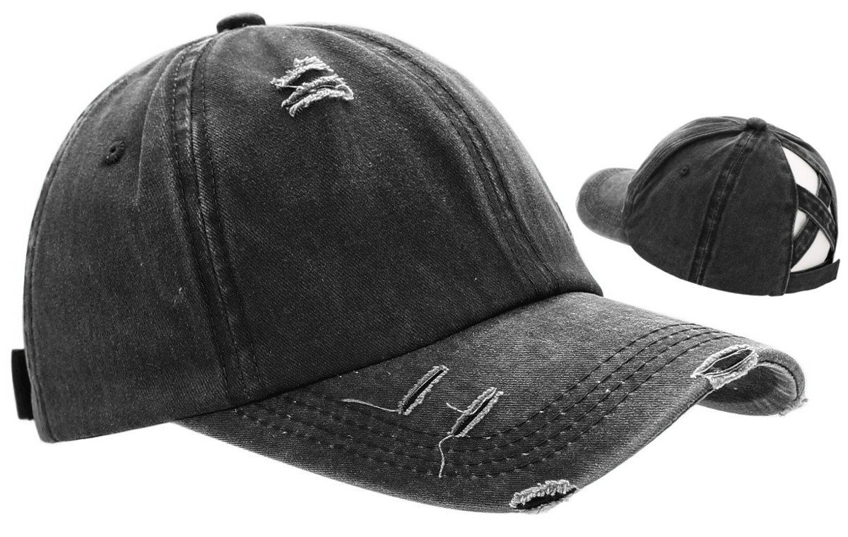 dy_mode Baseball Cap Damen Baseball Cap mit Zopfloch Frauen Mütze Schirmmüt günstig online kaufen