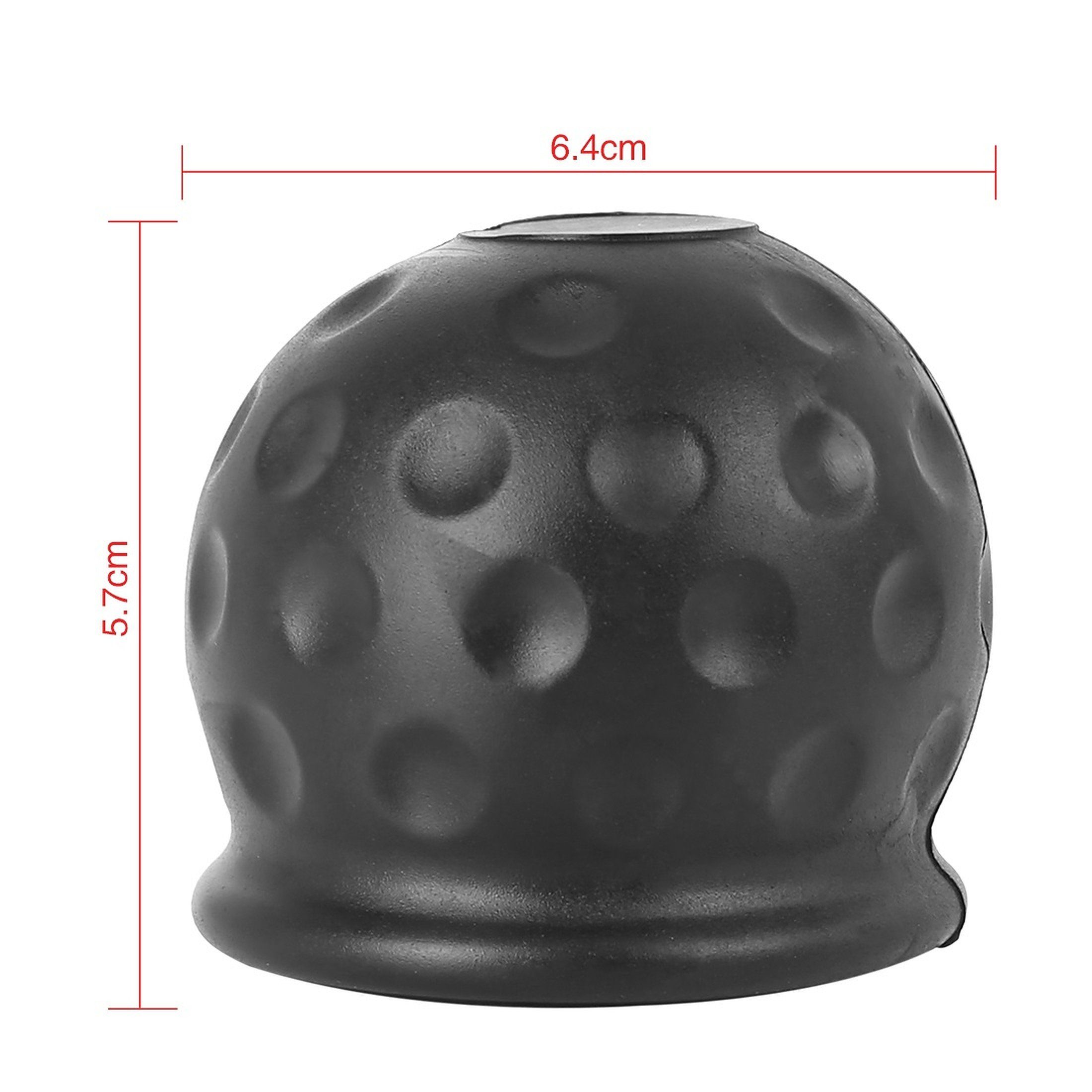 BAYLI Abdeckkappe 3 Stück Anhängerkupplung Schutzkappe Gummi, AHK Kappe in Golfball-For