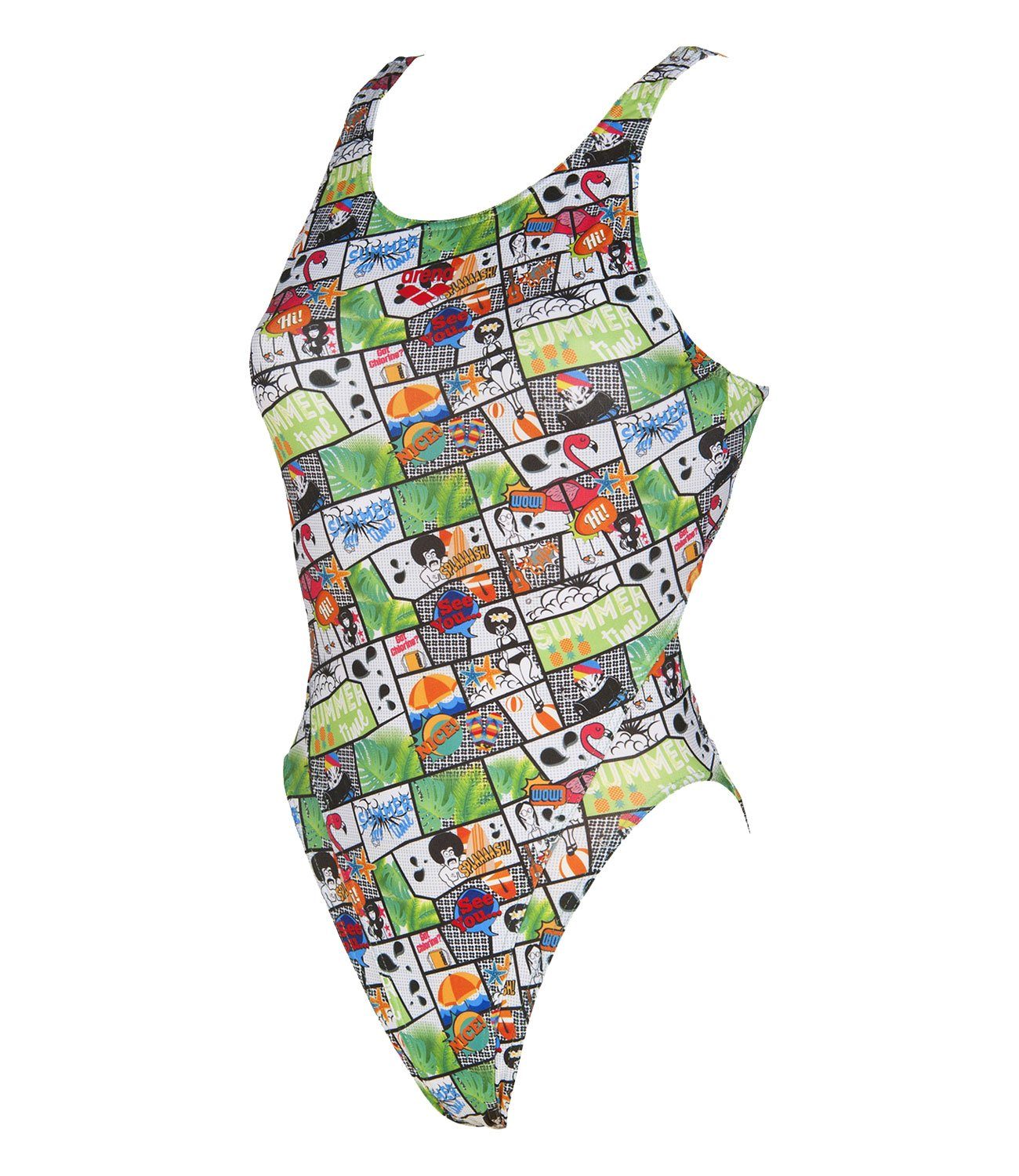 Arena Badeanzug Summer Comics Swim Tech aus MaxLife Material günstig online kaufen