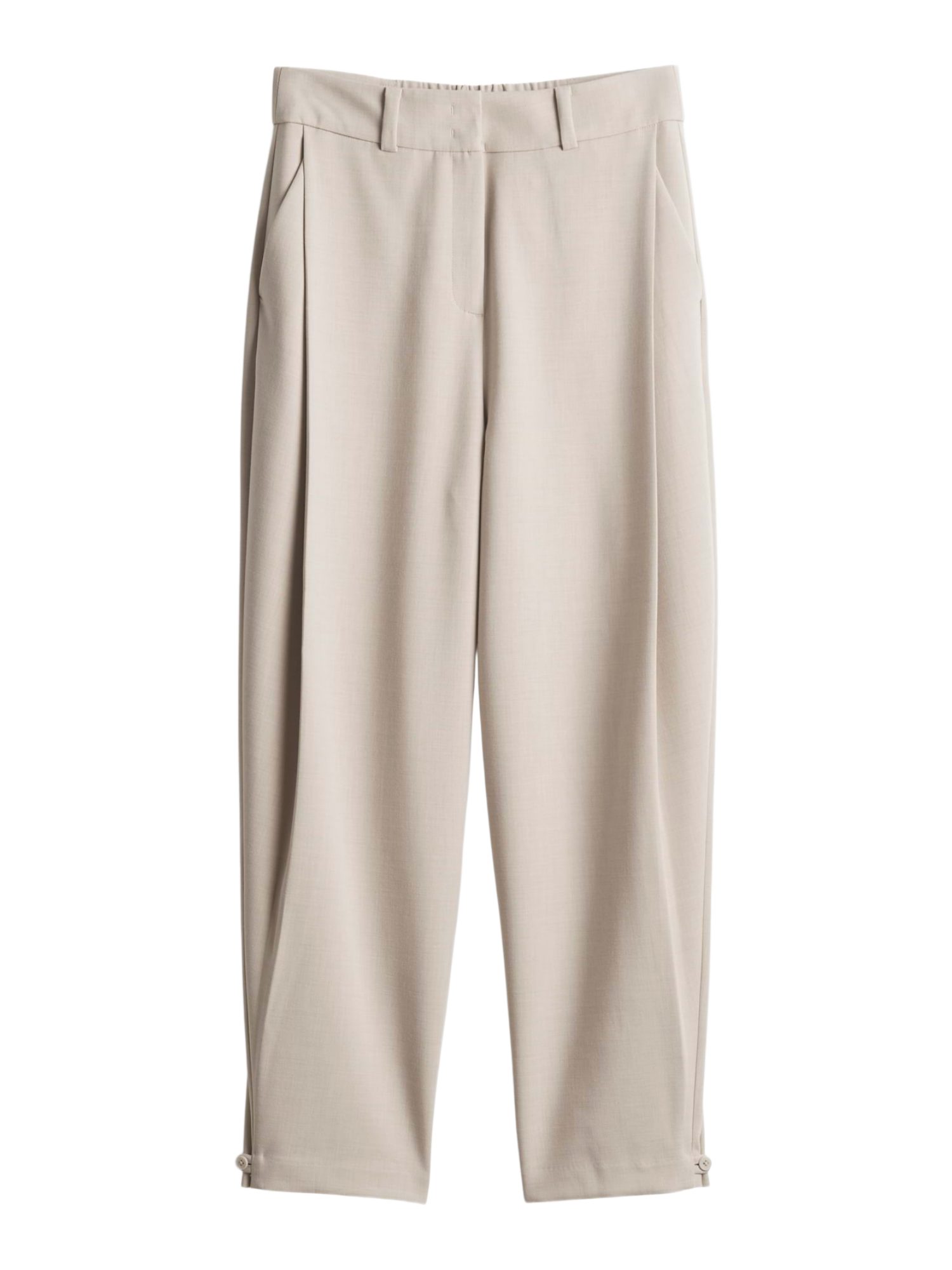 someday Stoffhose natur,Casual,Polyester,Meliert,Barrel Fit,Hoch