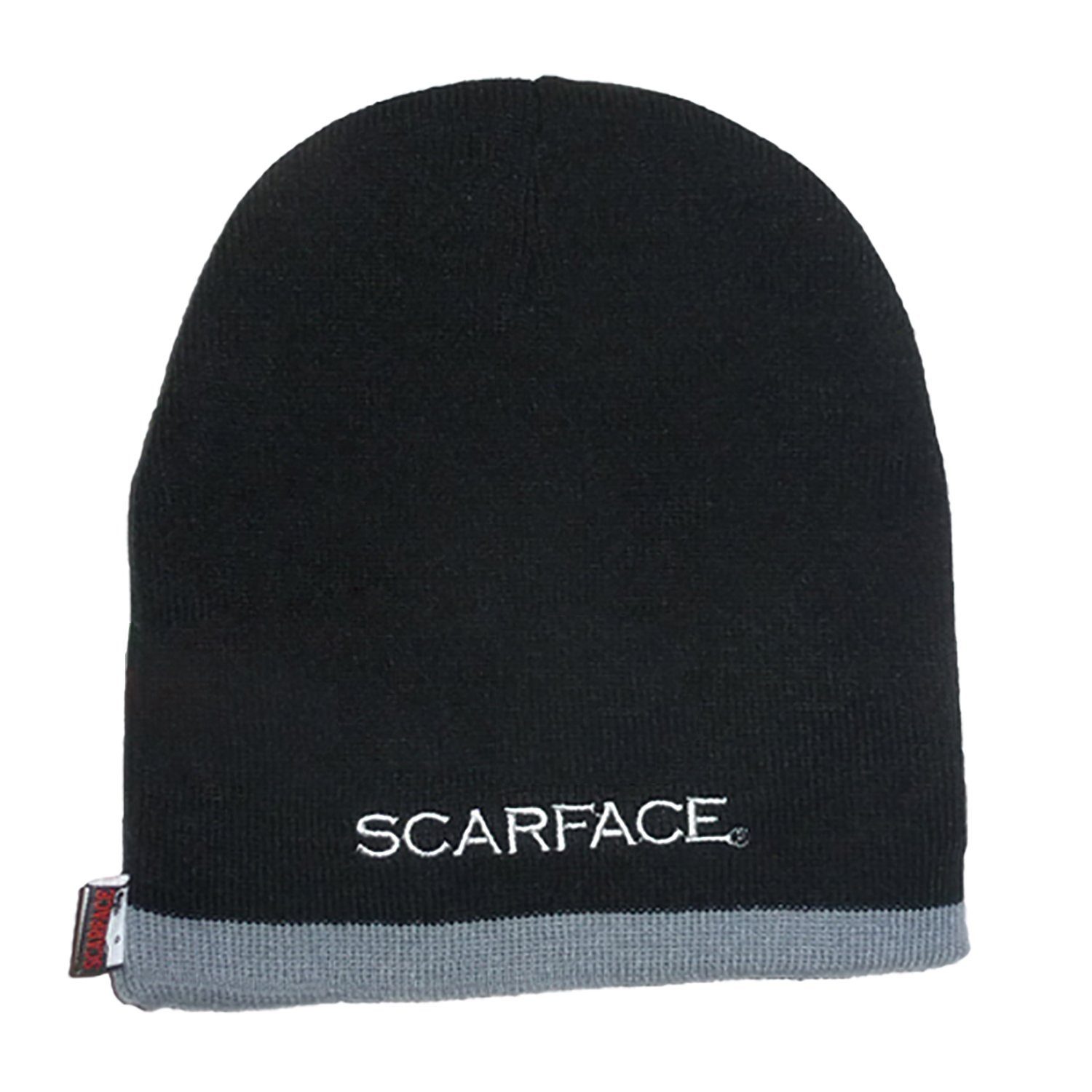 King Kameha Beanie Original Scarface, Mütze, Beanie, Unisex, Ø ca. 18 – 35 cm, mit lizenzierter Stickerei