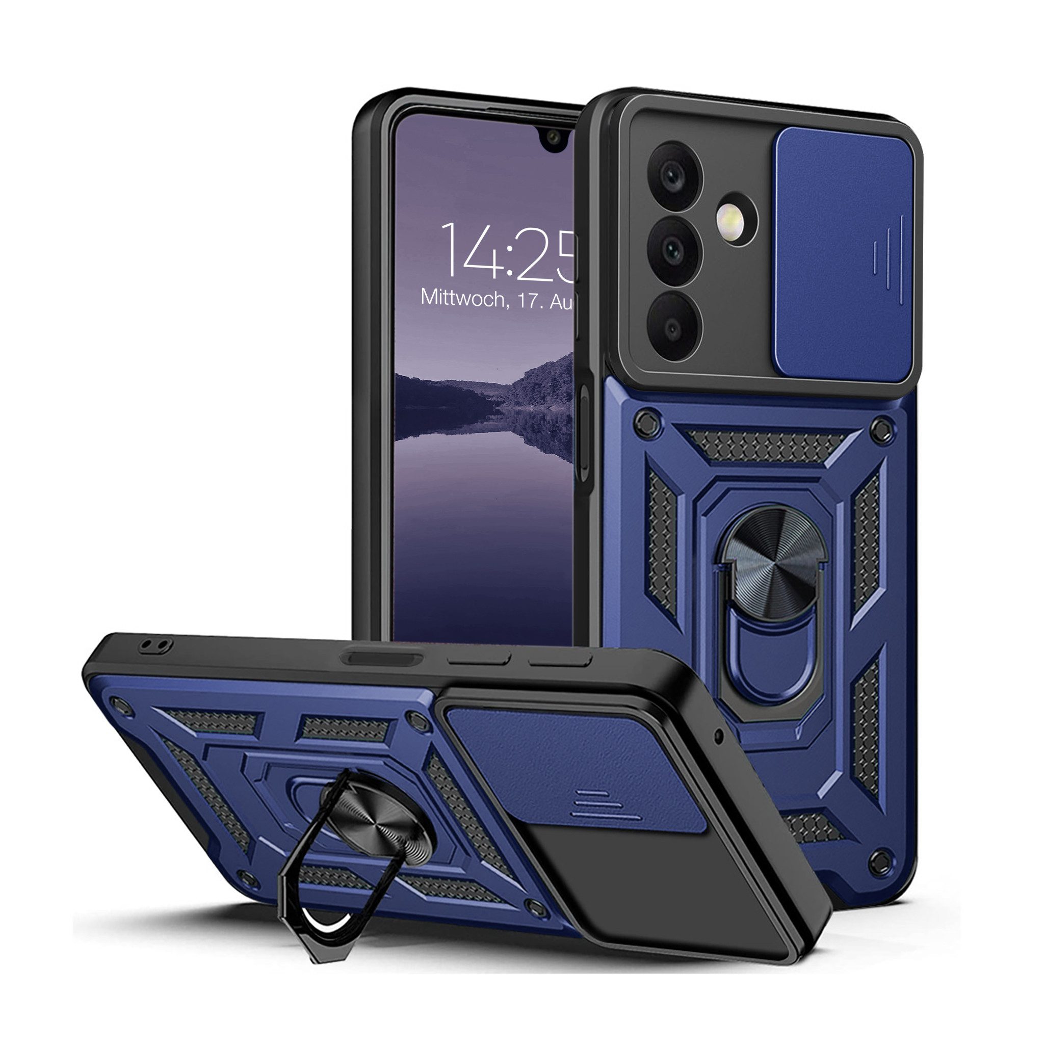 Tec-Expert Handyhülle Outdoor Cover Hülle für Samsung Galaxy A17 / A17 5G 6.7 Zoll, 6.7", Premium Hülle mit Kameraschutz aus verstärktem Polycarbonat