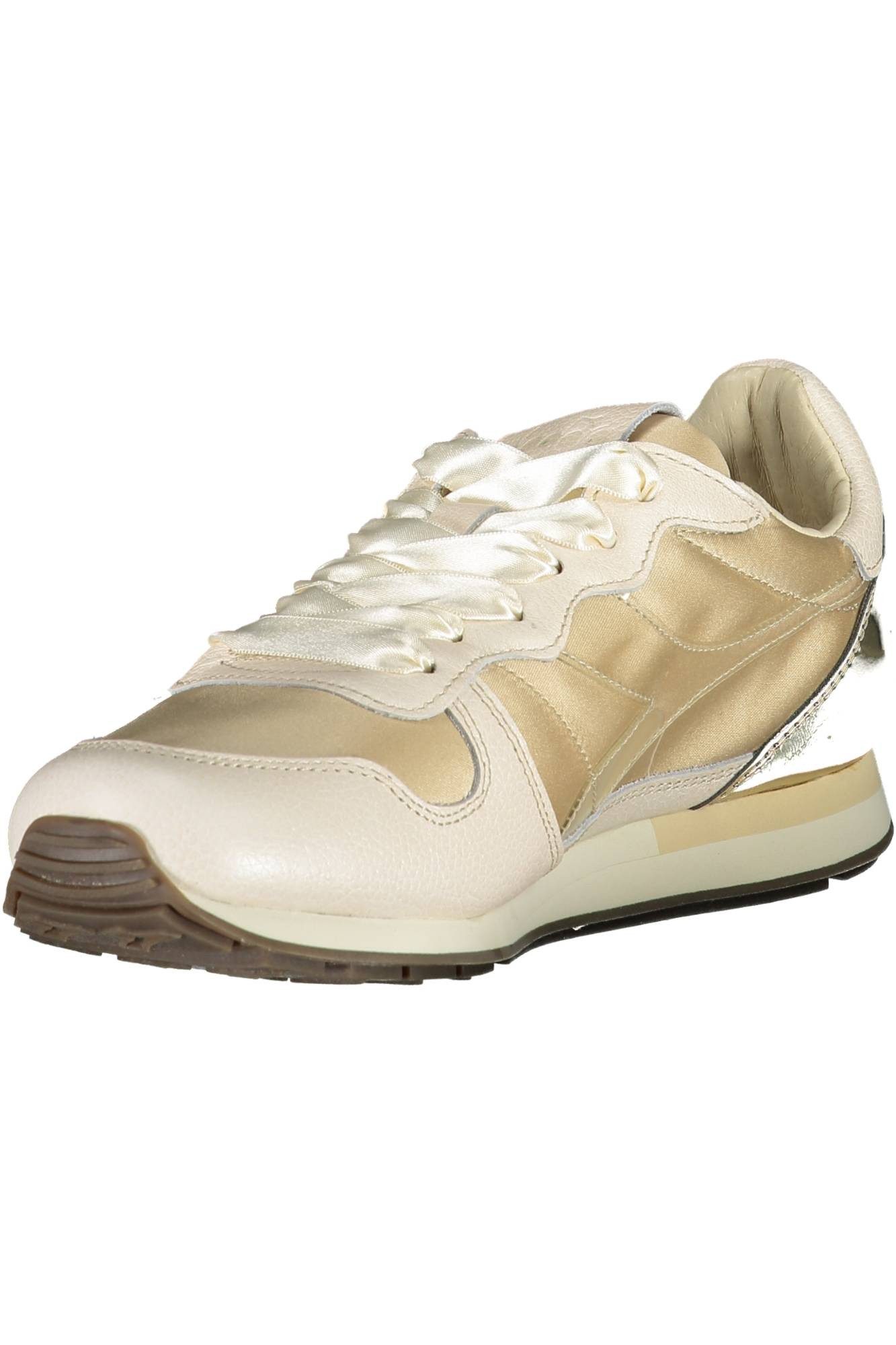 Diadora Sneaker Beiger Damen Sportschuh mit Kontrastdetails und