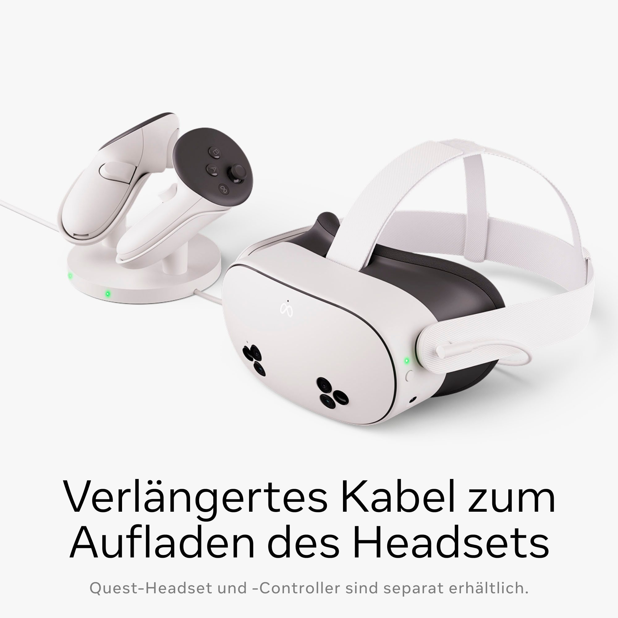 Meta Kompakte Ladestation für Meta Quest 3S Ladestation