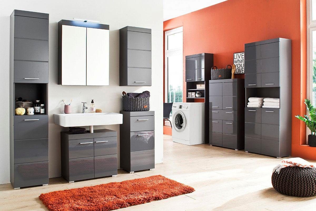 welltime Spiegelschrank "Avena", Spiegelschrank wahlweise mit Beleuchtung - günstig online kaufen