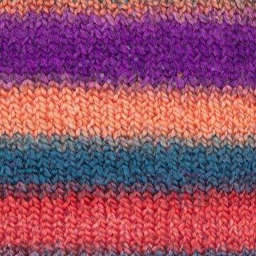 Gründl Wolle Perla Color Farbverlaufswolle zum Stricken und Häkeln Häkelwolle, 90,00 m (100g Strickgarn mit Farbverlauf, warm, weich und pflegeleicht), ohne Schurwolle