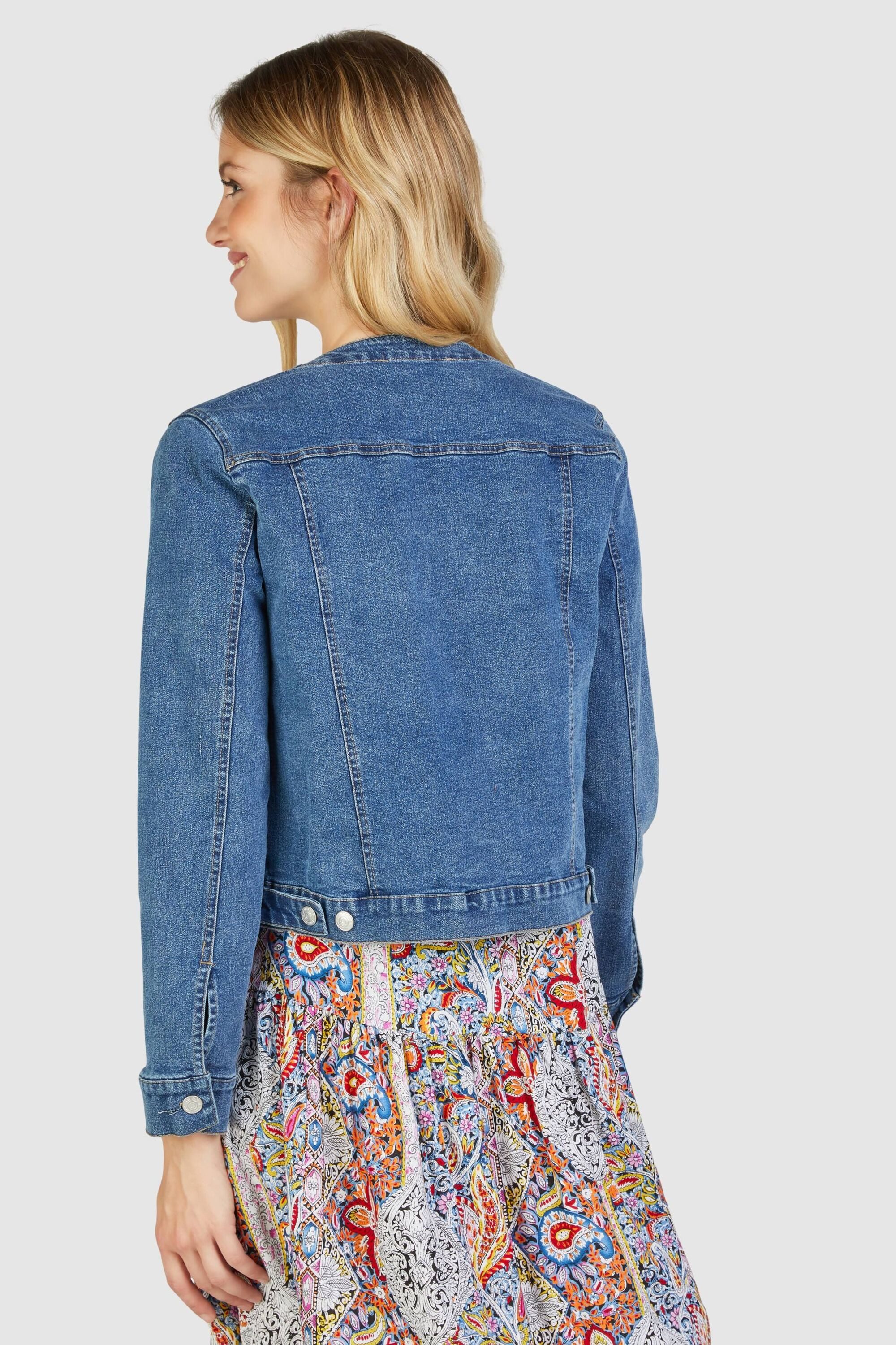 NAVIGAZIONE Jeansjacke im Denim-Look