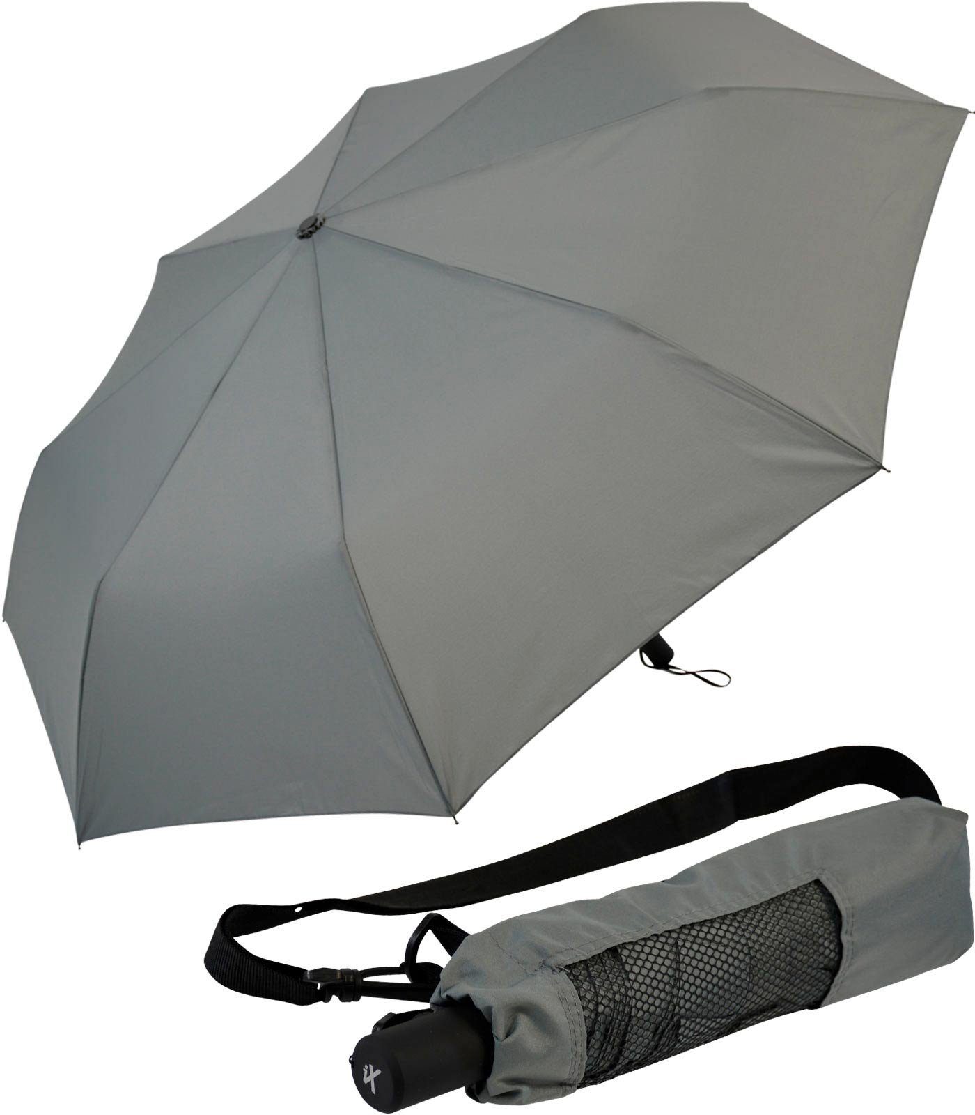 iX-brella Trekkingschirm Trekking Schirm XXL 115cm mit Umhängetasche, sehr-groß
