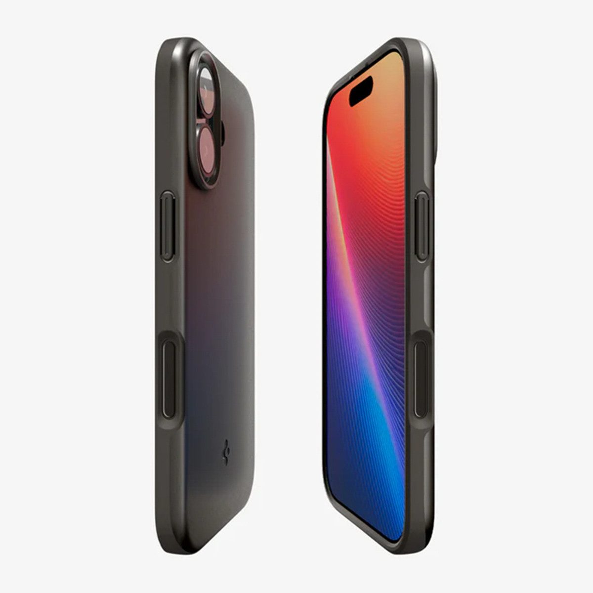 Spigen Backcover Spigen Thin Fit Backcover mit MagSafe Apple iPhone 17 - Gunmetal