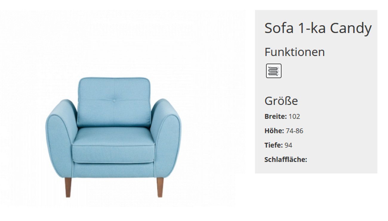 Sitzer Couch Möbel Chesterfield-Sessel Wartezimmer 1 Arzt Polster Design Praxis Kanzlei JVmoebel