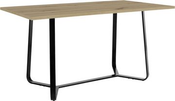 byLIVING Esstisch Talea (1-St), modernes Design, 140cm und 160cm, Artisan Eiche, Old Style Wood, Beton