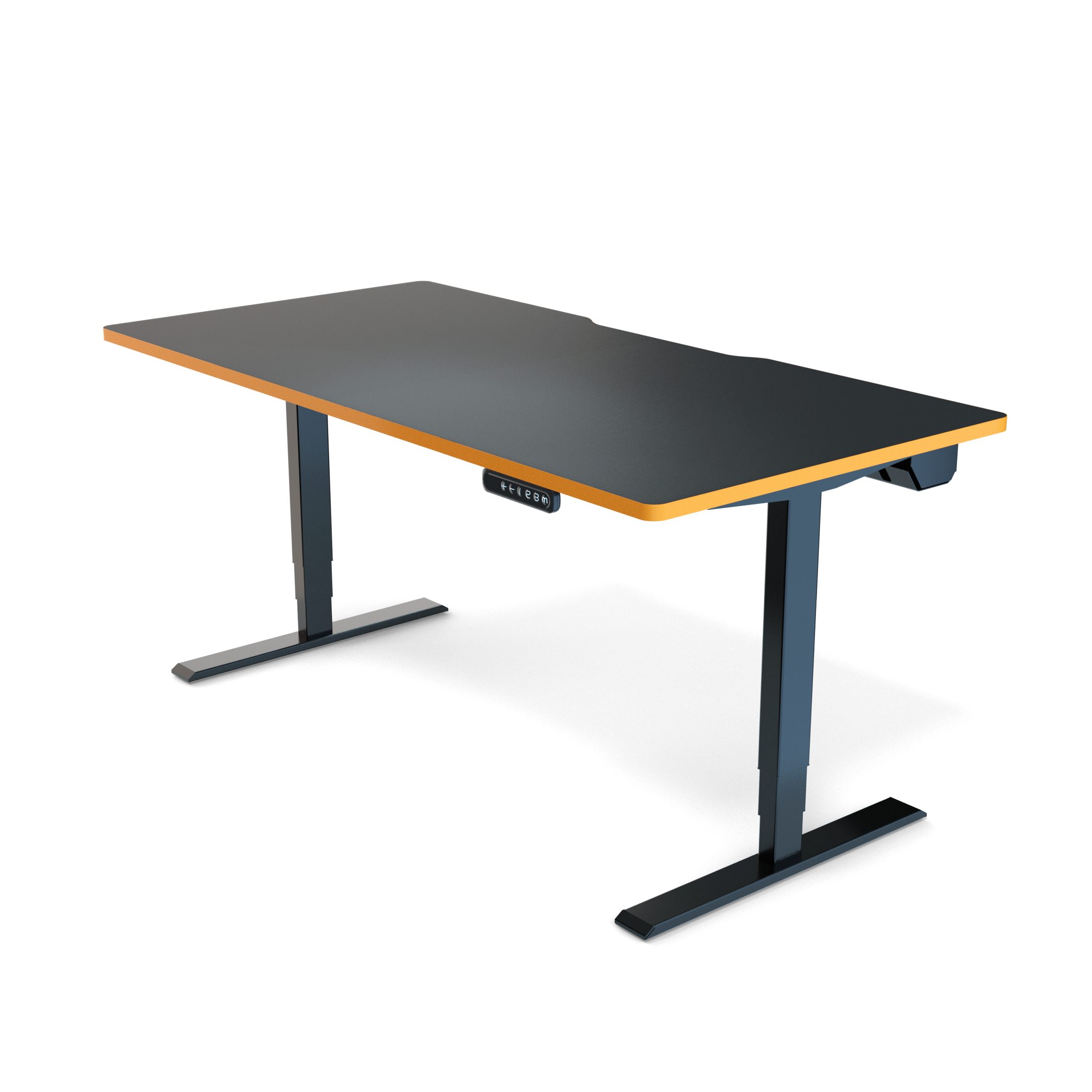 LeetDesk Gamingtisch LeetDesk Gaming Tisch - Elektrisch Höhenverstellbarer Schreibtisch Orange