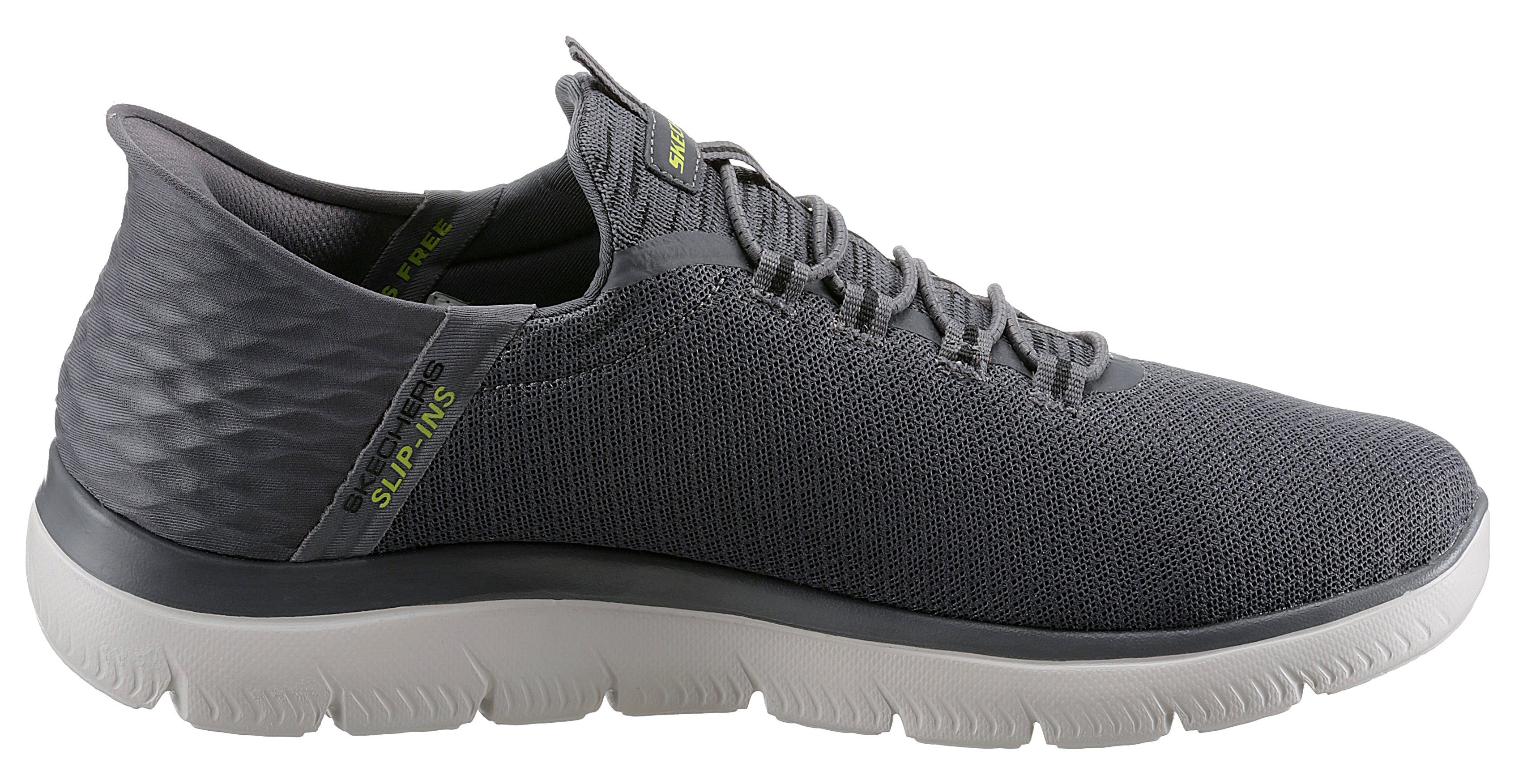 SUMMITS- Sneaker Slip-On grau Schlupfen zum Skechers