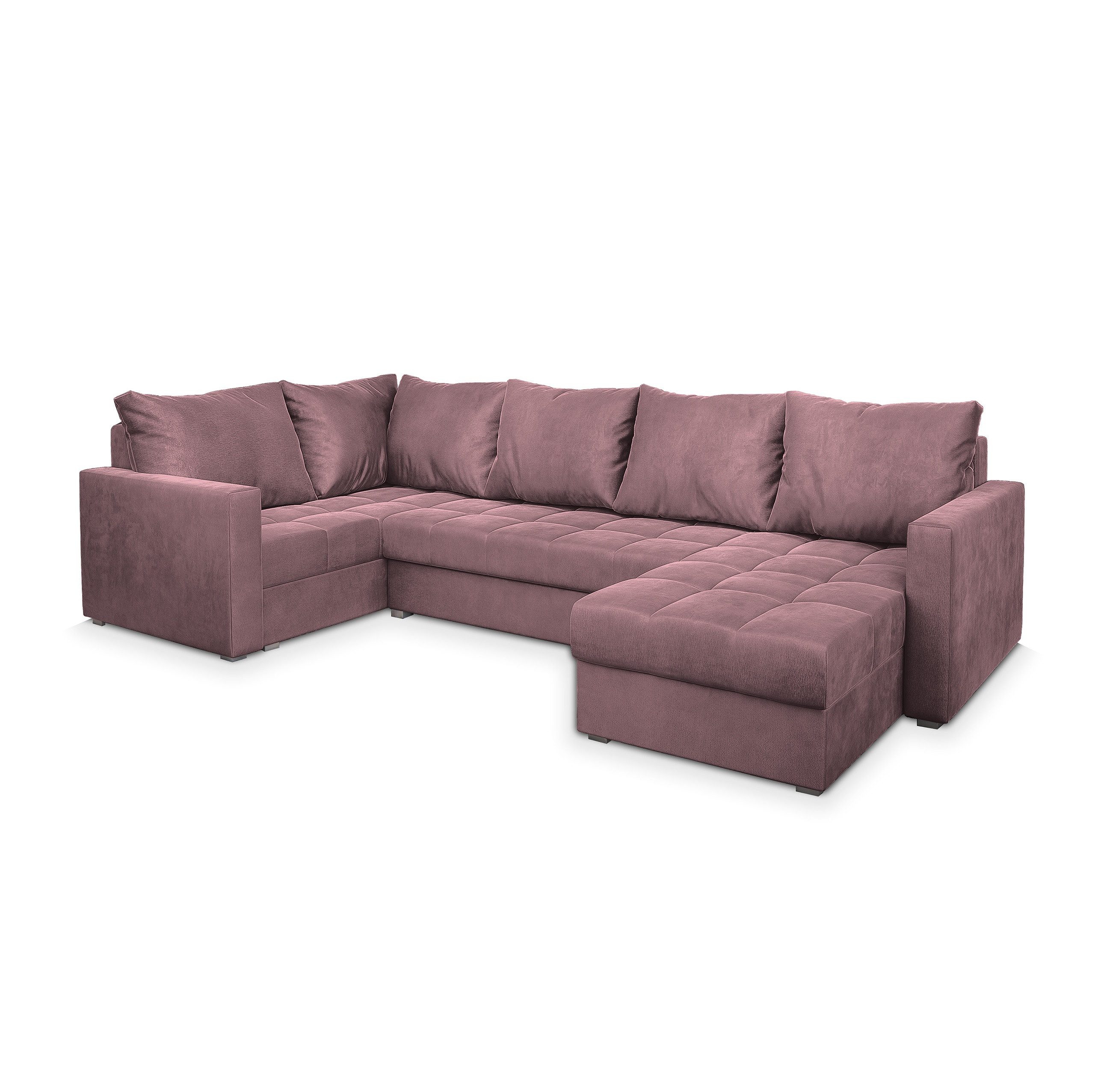 Masseno Ecksofa LORIVO mit Schlaffunktion U-Form, günstig online kaufen