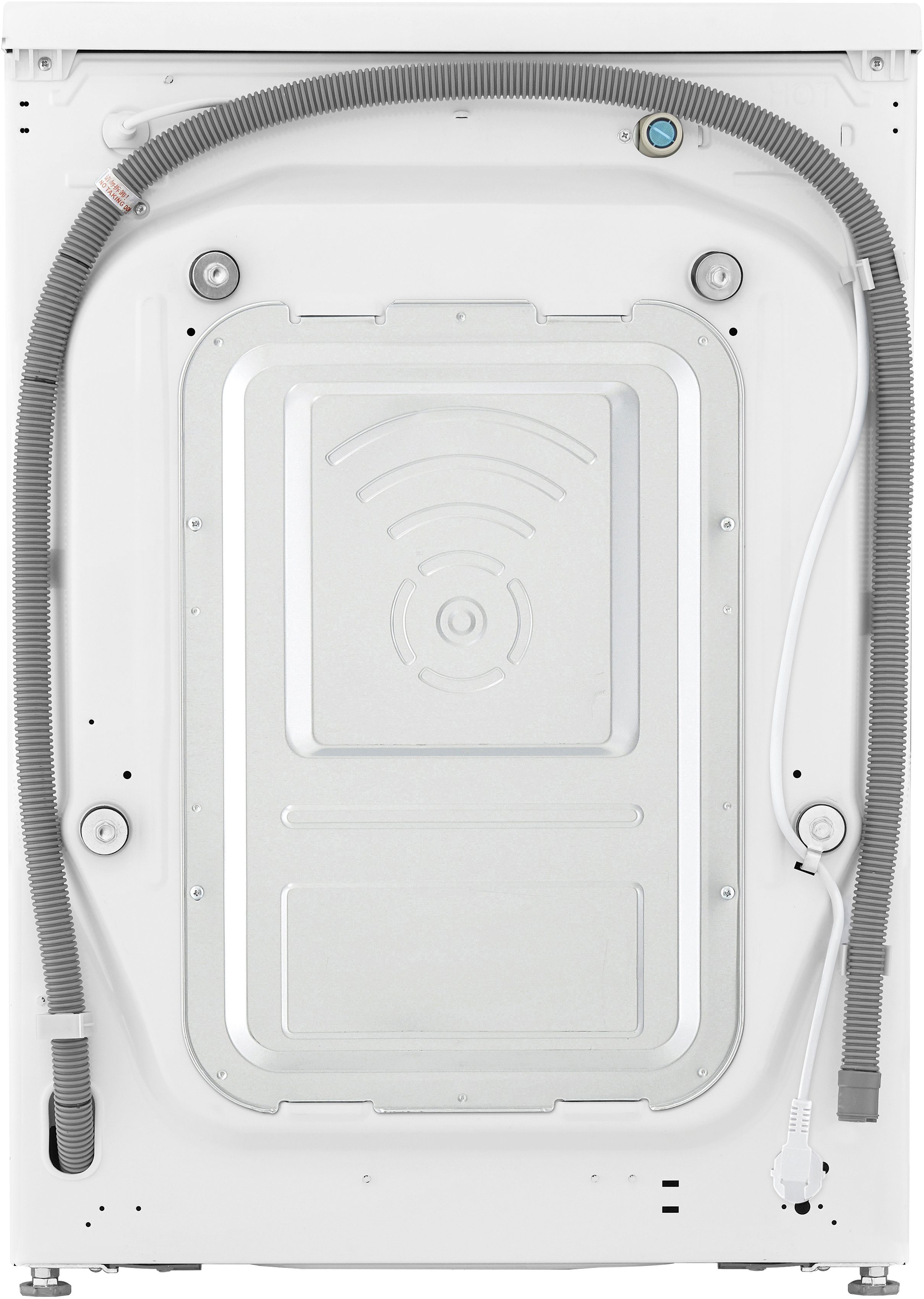 LG Waschtrockner V9WD128H2, 8 U/min, nur 1400 Waschen 12 kg, Minuten TurboWash® in 39 kg, 
