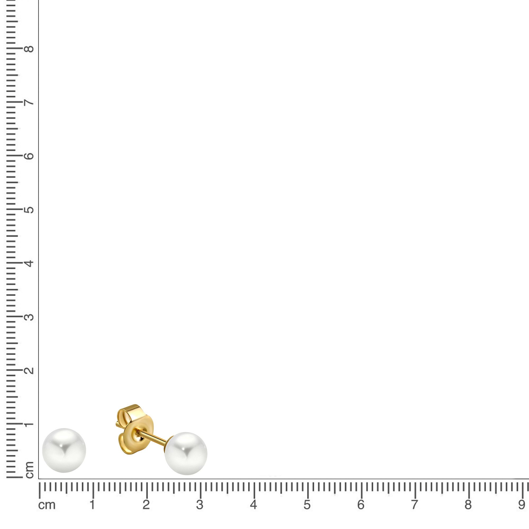 Fascination by Ellen K. Paar Ohrstecker 375 Gold Perlen 5-5,5mm günstig online kaufen