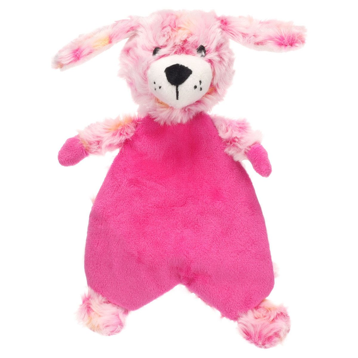 Tierkuscheltier Hundespielzeug Kuscheltuch Roza Hund rosa