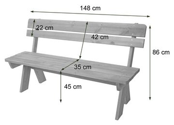 MCW Gartenbank MCW-L66, Gastroqualität (2,8 cm dick, 20 kg)