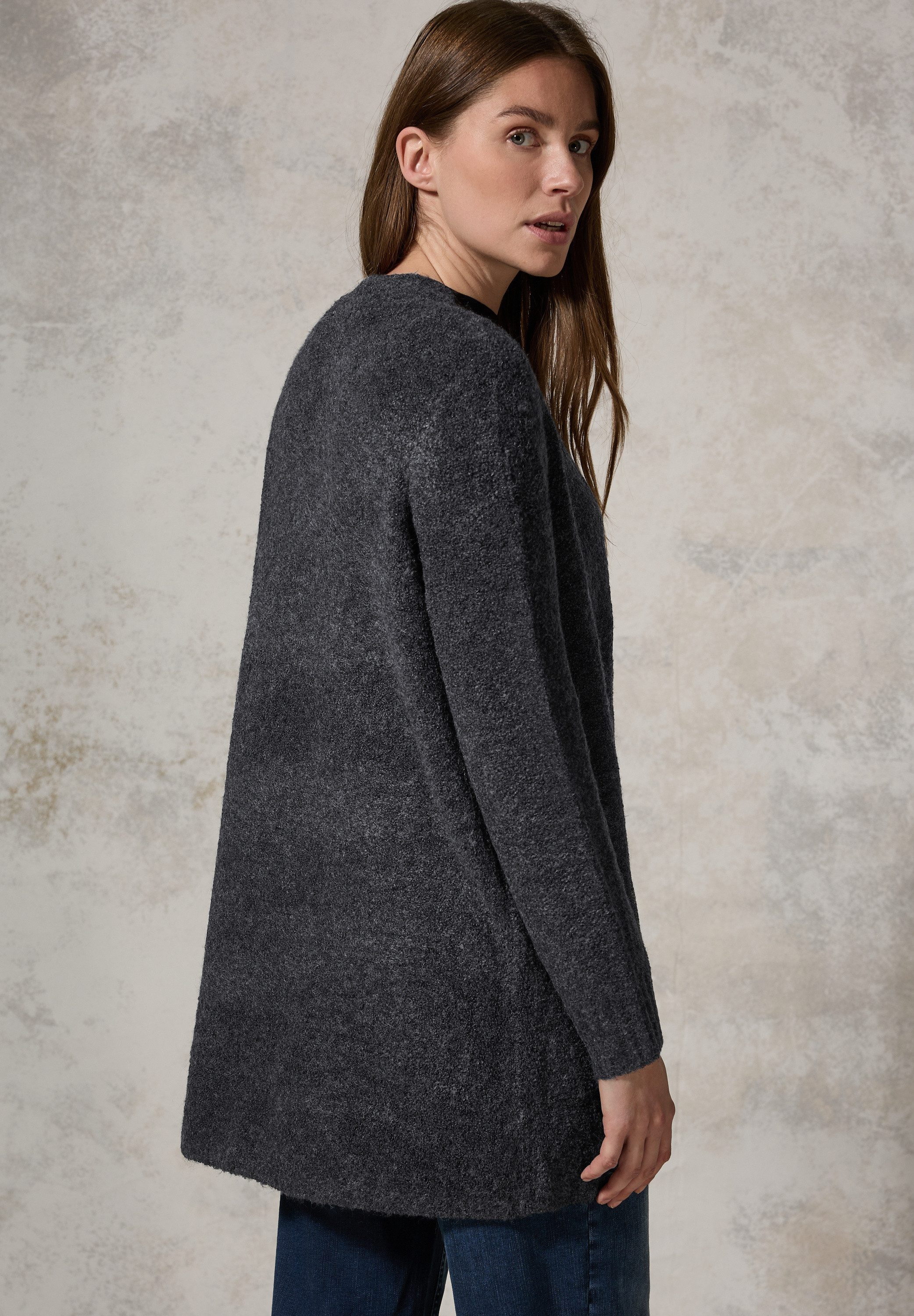 CECIL Longstrickjacke in kuscheliger Bouclé-Qualität günstig online kaufen