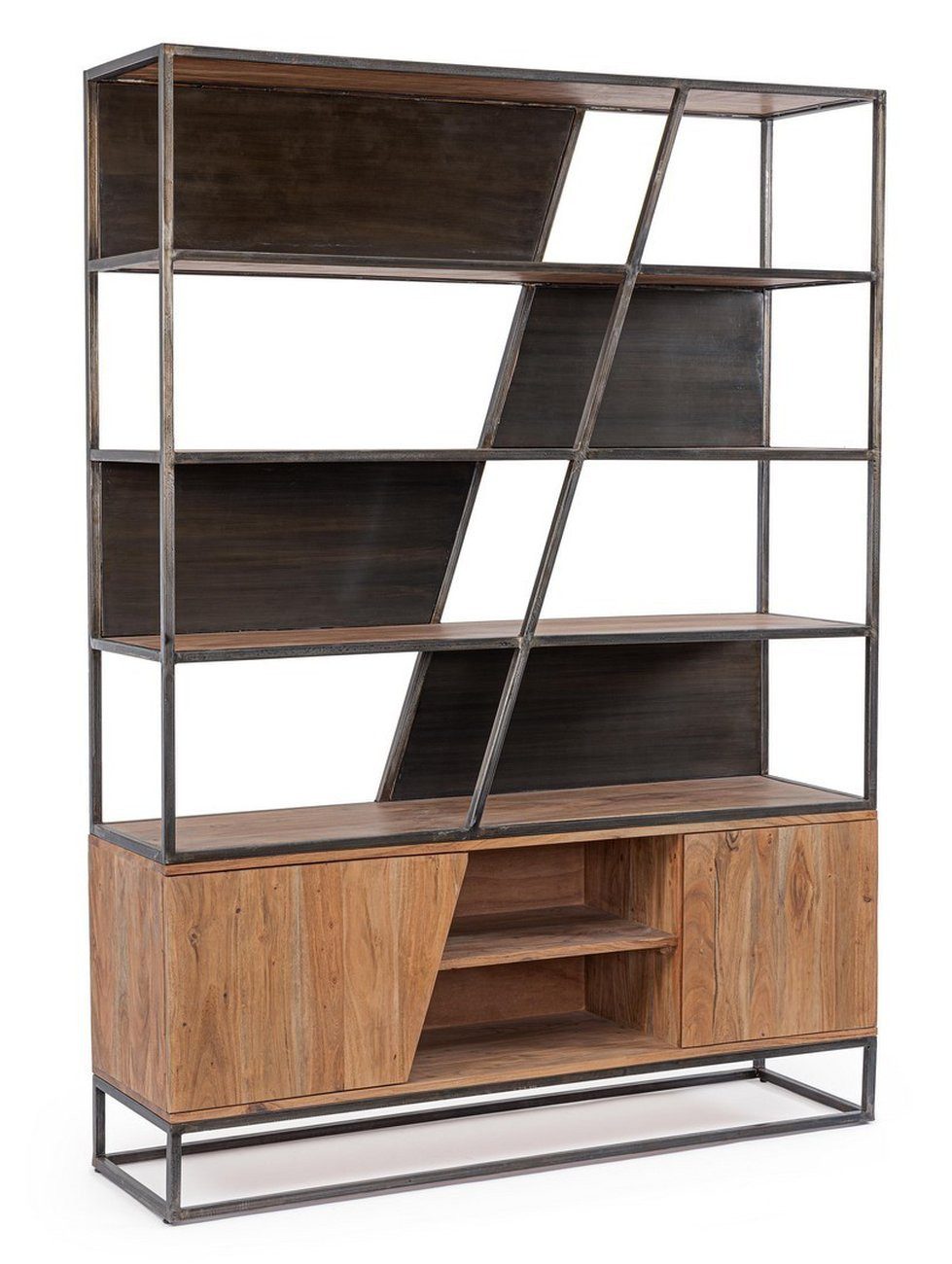 Bizzotto Bücherregal Janak aus Akazienholz, 145 cm