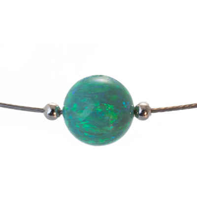 Bella Carina Perlenkette »Opal 8 mm grün«