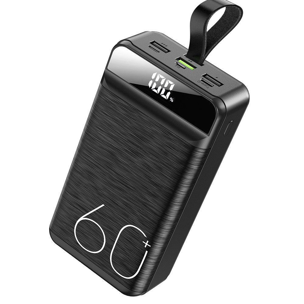 AeroAxis Powerbank 60000mAh 22,5W Schnellladefunktion – 4 Ausgänge, 3 Eingänge Powerbank 60000 mAh (5 V), für Smartphone, Tablet, Laptop, Schnellladung Outdoor & Reisen