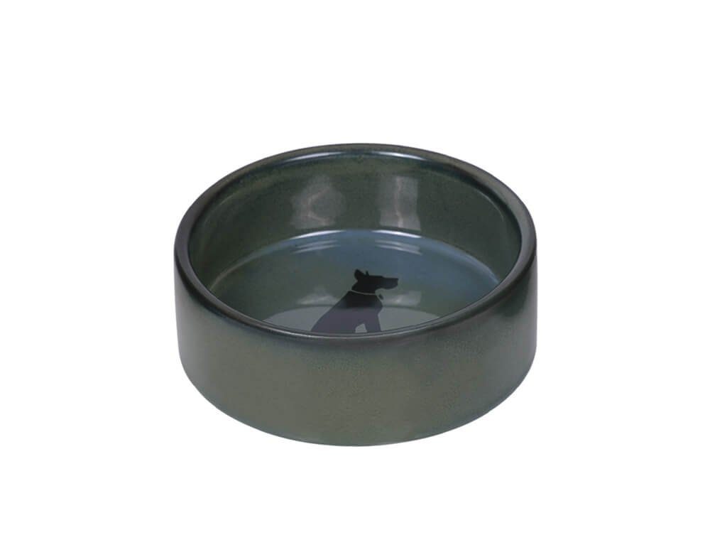 Nobby Nager Keramik Napf Eckig – 9x9x4 Cm, 0,1 L, Mit Möhren-Druck – Platzsparender Ecknapf Für Kleintiere – Weiß-orange